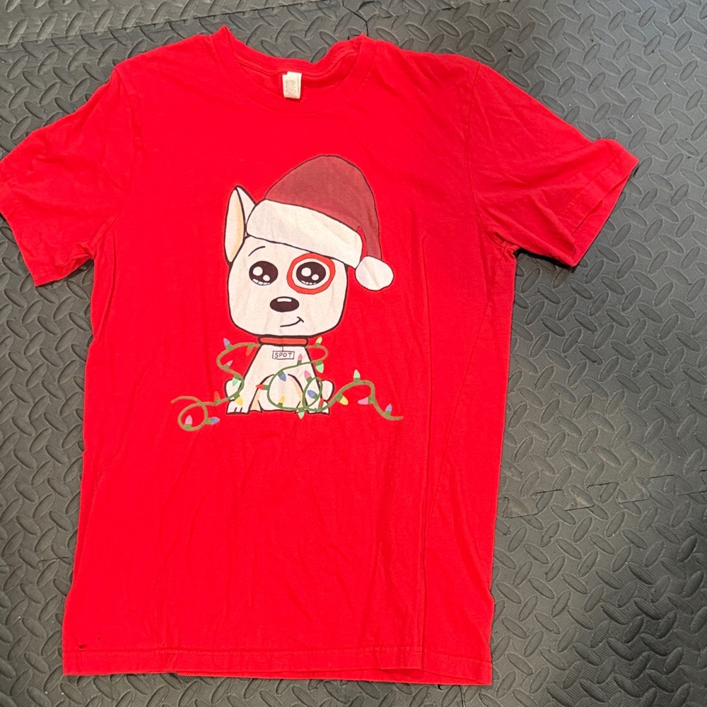 Bella Canvas Red Dog Graphic Short Sleeve Tee